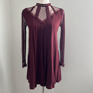 Mini Dress Lace Mesh Whimsigoth Fairy Boho Grunge Vamp Victorian Dark Romantic